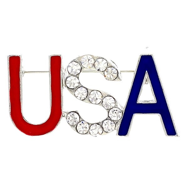 Patriotic Flag Pin "USA" Labor Day Election Day… - Picture 1 of 1